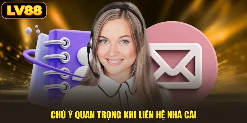 Chú ý quan trọng khi liên hệ nhà cái