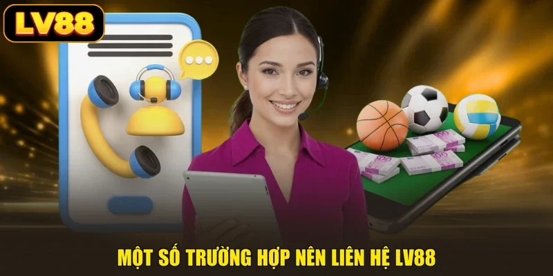 Một số trường hợp nên liên hệ LV88